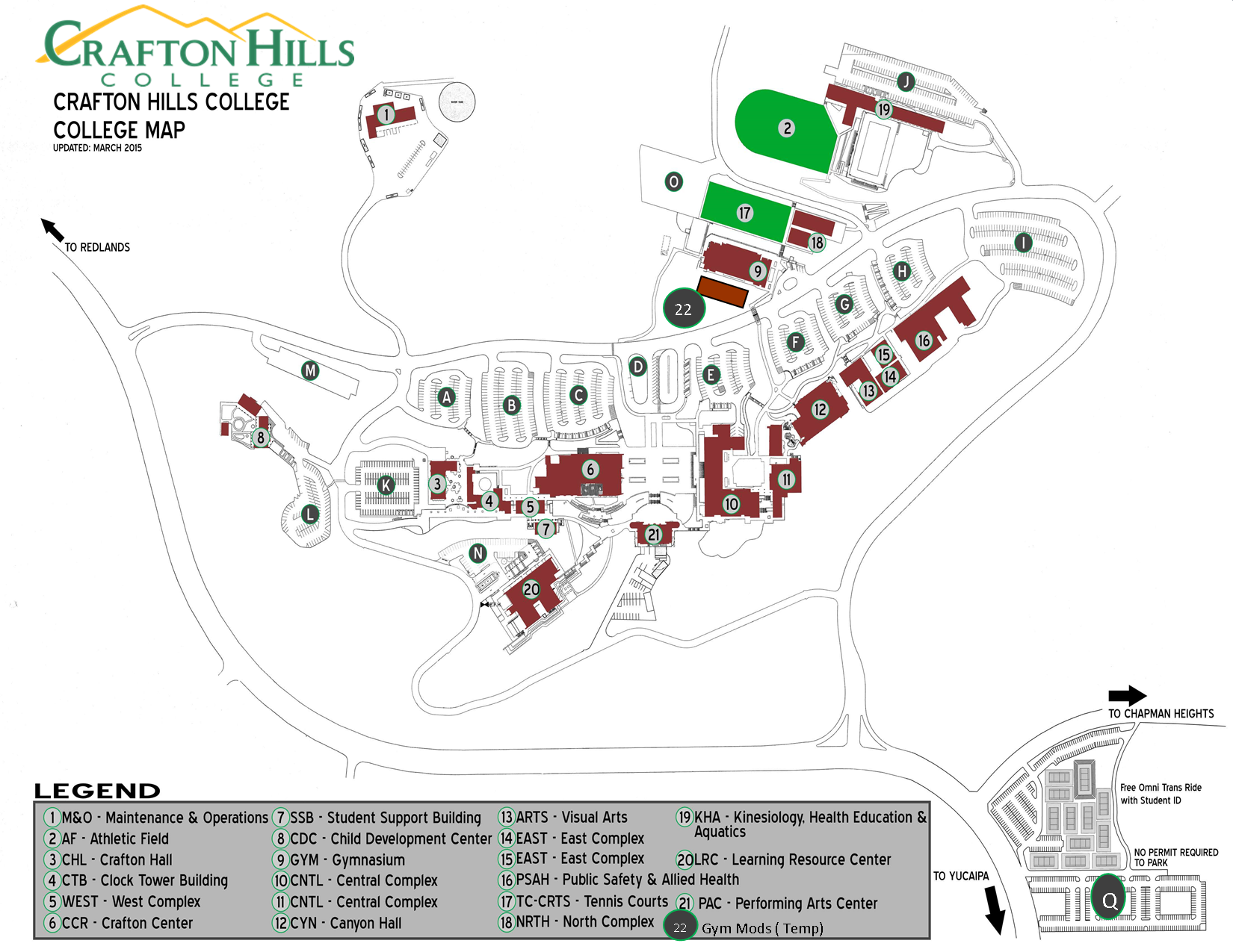 TCC Chesapeake Campus Map